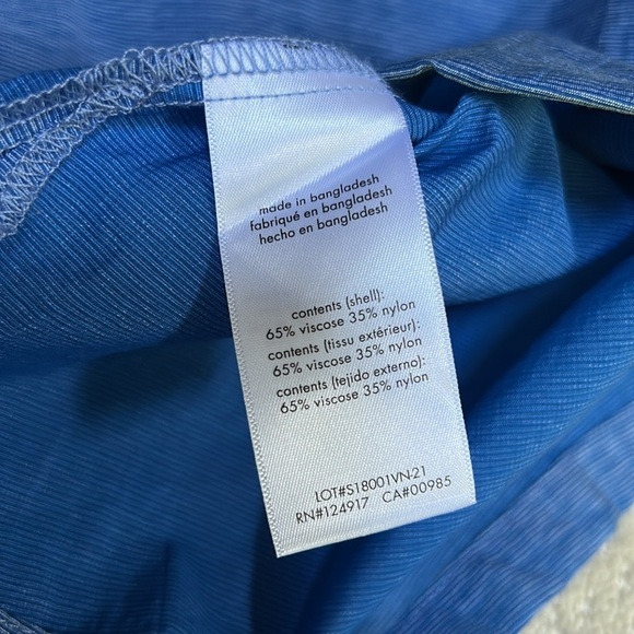 Onia / Men's Blue Short Sleeve Button Down Shirt, Size Large - Picture 7 of 7